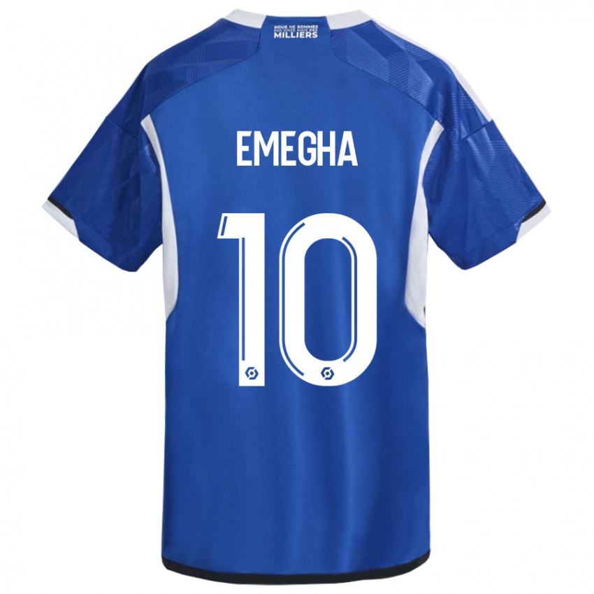Mulher Camisola Emanuel Emegha #10 Azul Principal 2023/24 Camisa