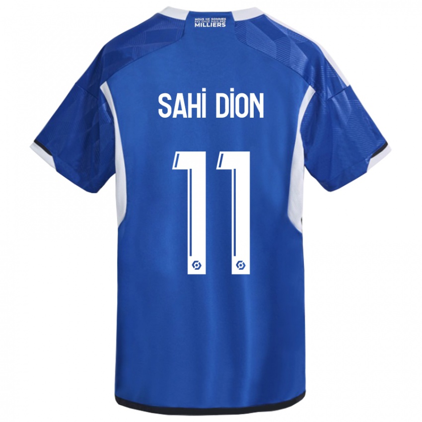 Mulher Camisola Moïse Sahi Dion #11 Azul Principal 2023/24 Camisa