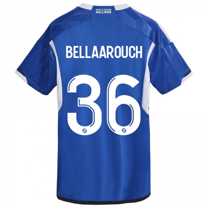 Mulher Camisola Alaa Bellaarouch #36 Azul Principal 2023/24 Camisa