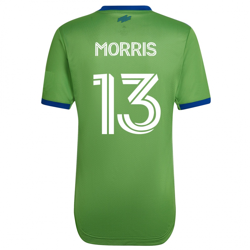 Mulher Camisola Jordan Morris #13 Verde Principal 2023/24 Camisa