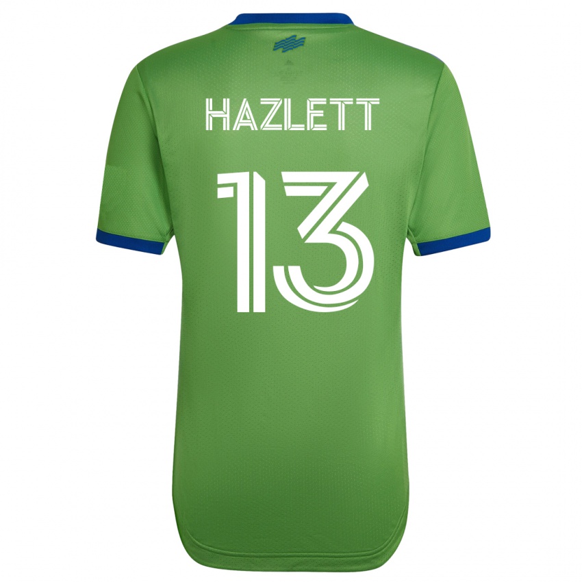 Mulher Camisola Kimberly Hazlett #13 Verde Principal 2023/24 Camisa