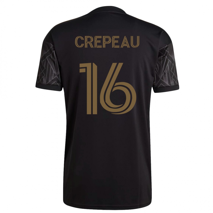 Mulher Camisola Maxime Crépeau #16 Preto Principal 2023/24 Camisa
