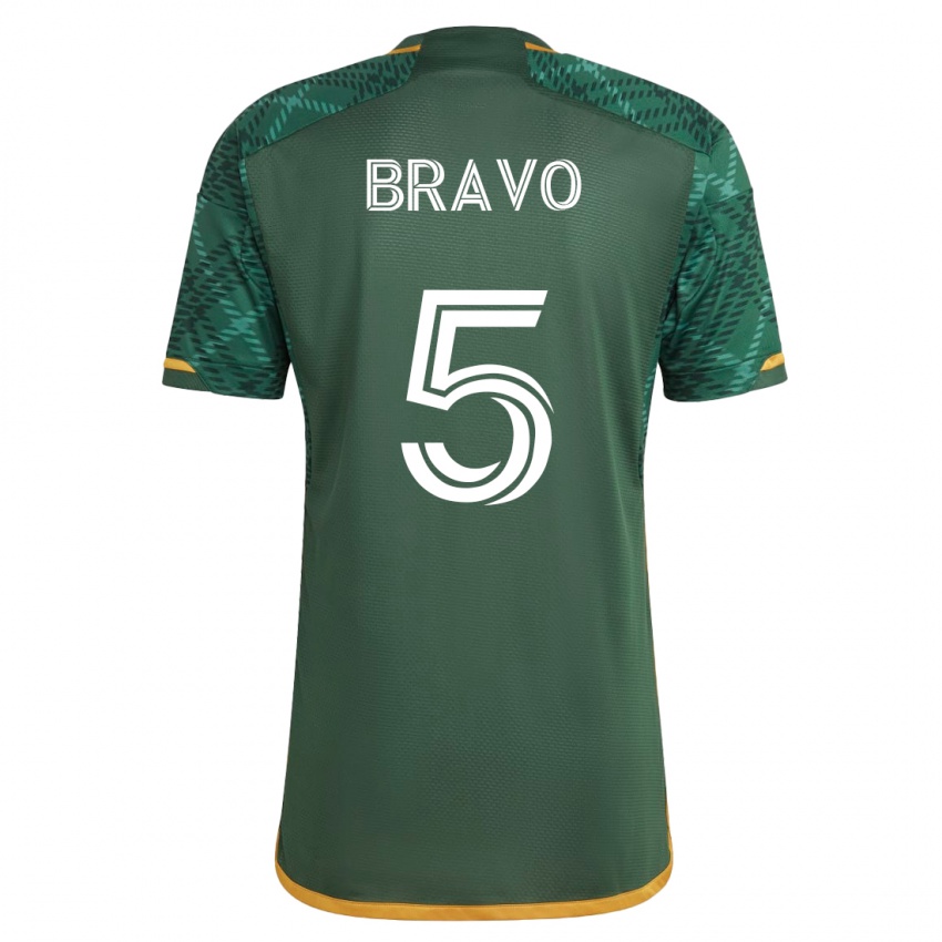 Mulher Camisola Claudio Bravo #5 Verde Principal 2023/24 Camisa