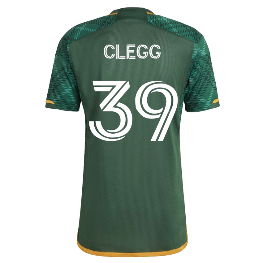 Mulher Camisola Tyler Clegg #39 Verde Principal 2023/24 Camisa