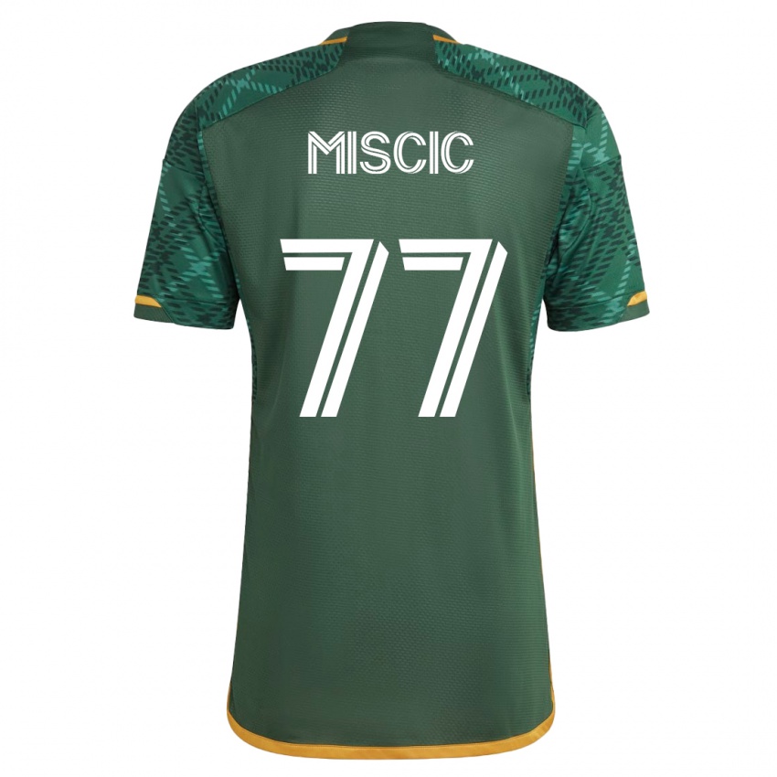 Mulher Camisola Selmir Miscic #77 Verde Principal 2023/24 Camisa