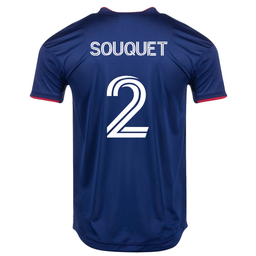 Mulher Camisola Arnaud Souquet #2 Marinha Principal 2023/24 Camisa