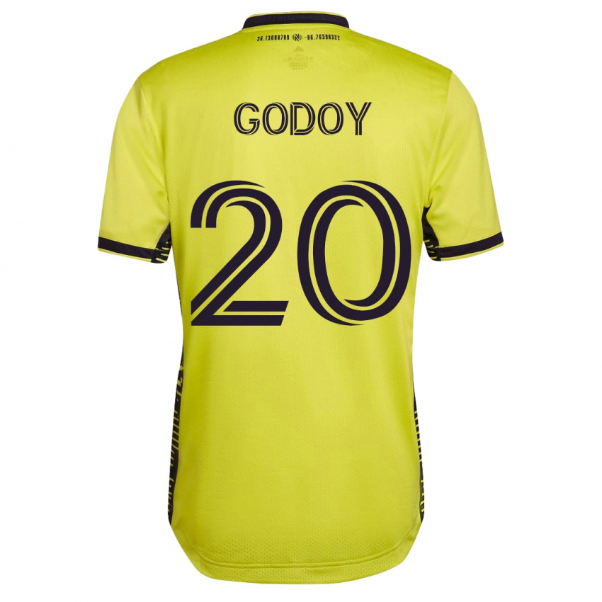 Mulher Camisola Aníbal Godoy #20 Amarelo Principal 2023/24 Camisa