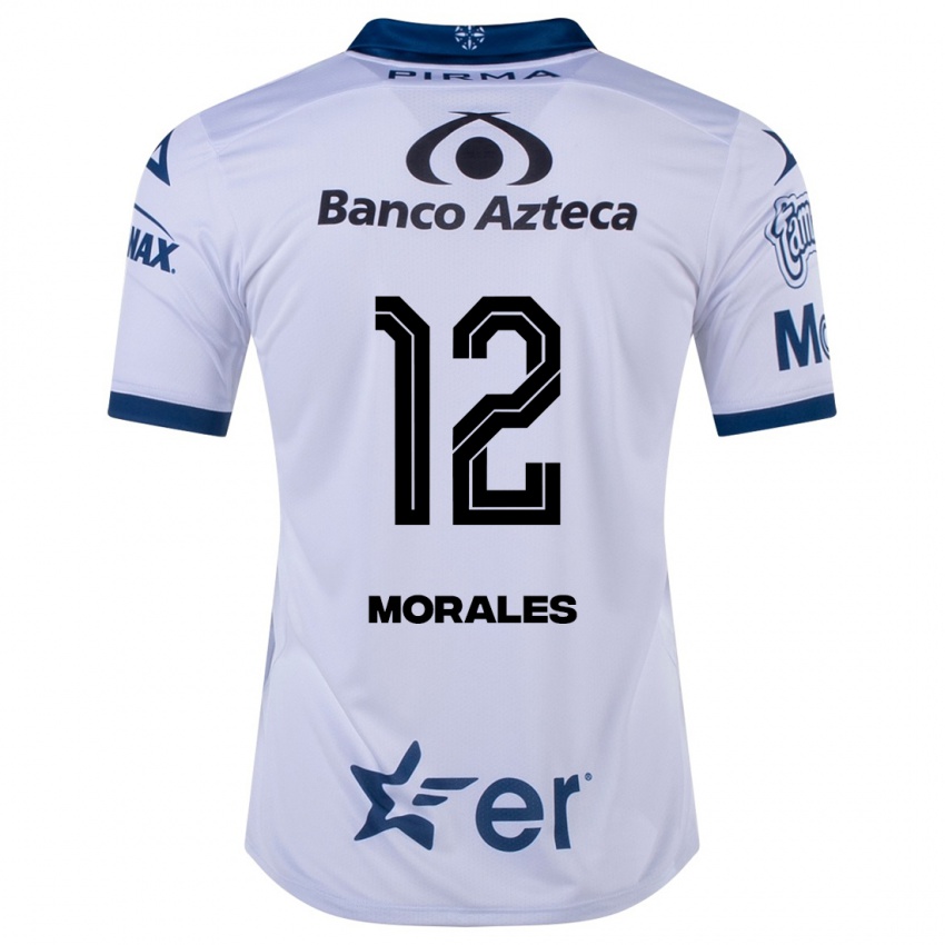 Mulher Camisola Karla Morales #12 Branco Principal 2023/24 Camisa