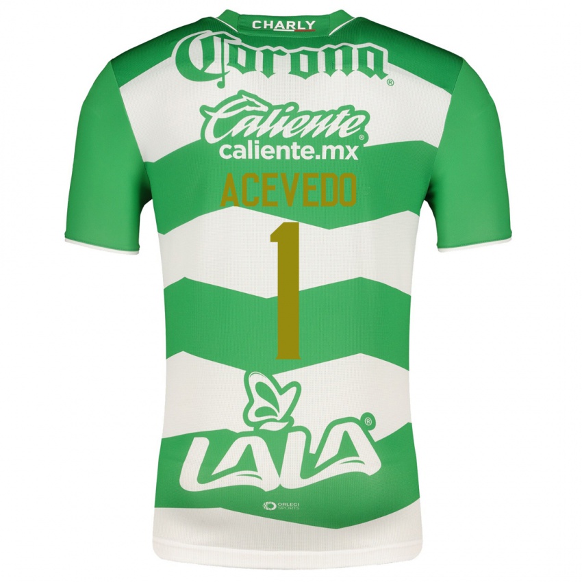 Mulher Camisola Carlos Acevedo #1 Verde Principal 2023/24 Camisa