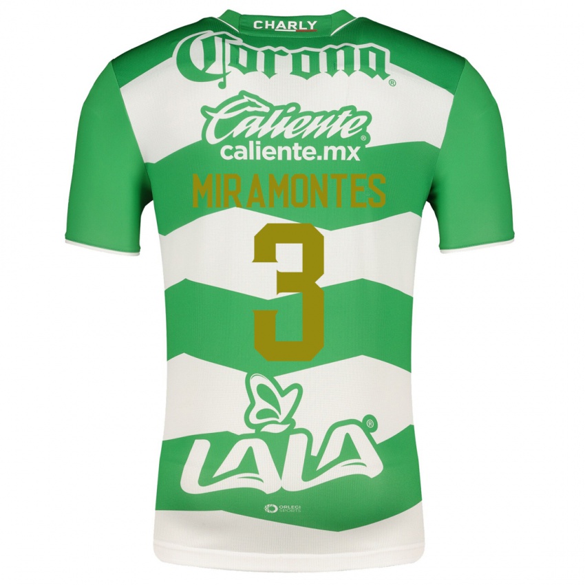 Mulher Camisola Natalia Miramontes #3 Verde Principal 2023/24 Camisa