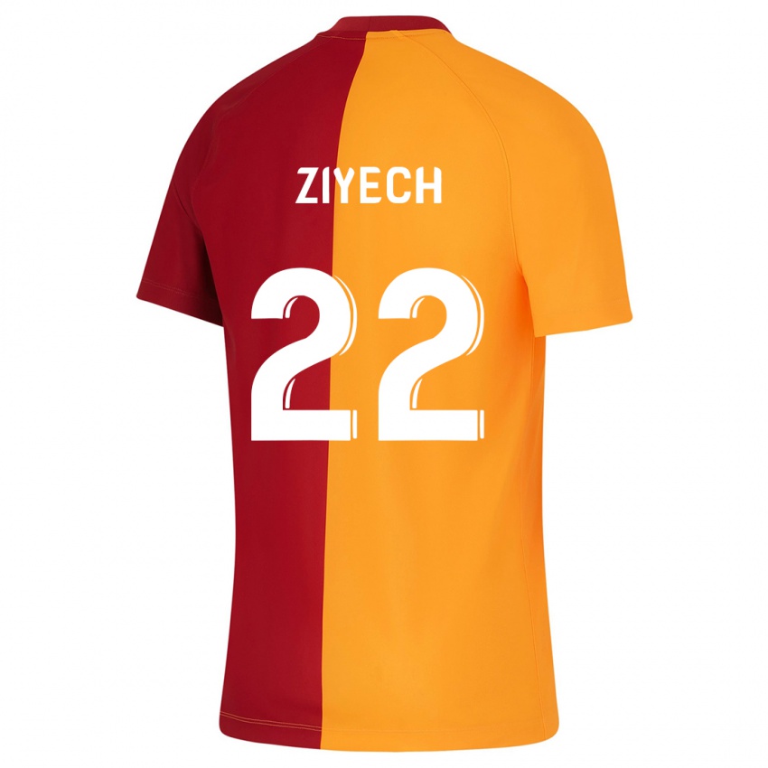 Mulher Camisola Hakim Ziyech #22 Laranja Principal 2023/24 Camisa