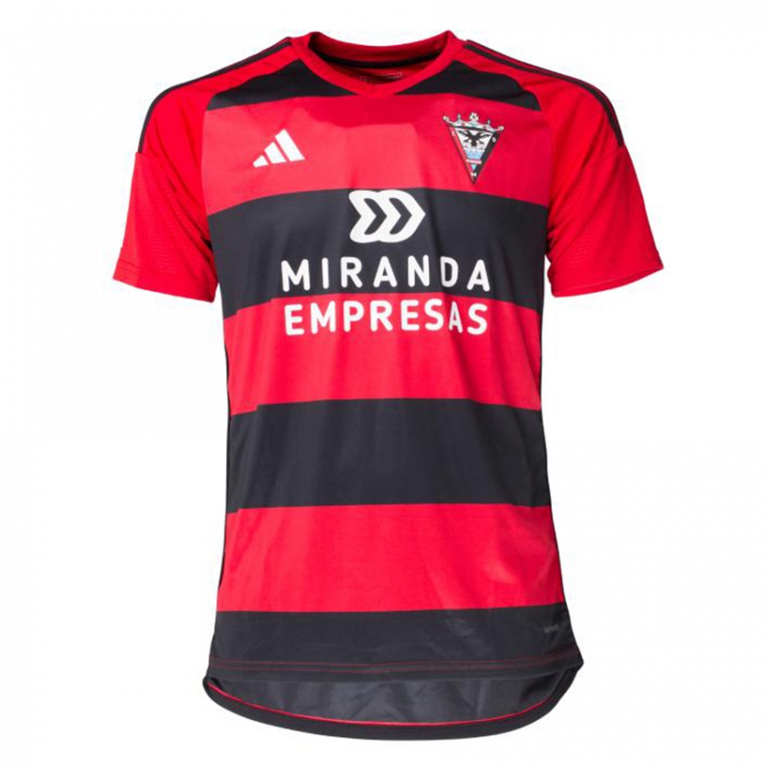 Mulher Camisola Diego Moreno #21 Vermelho Preto Principal 2023/24 Camisa