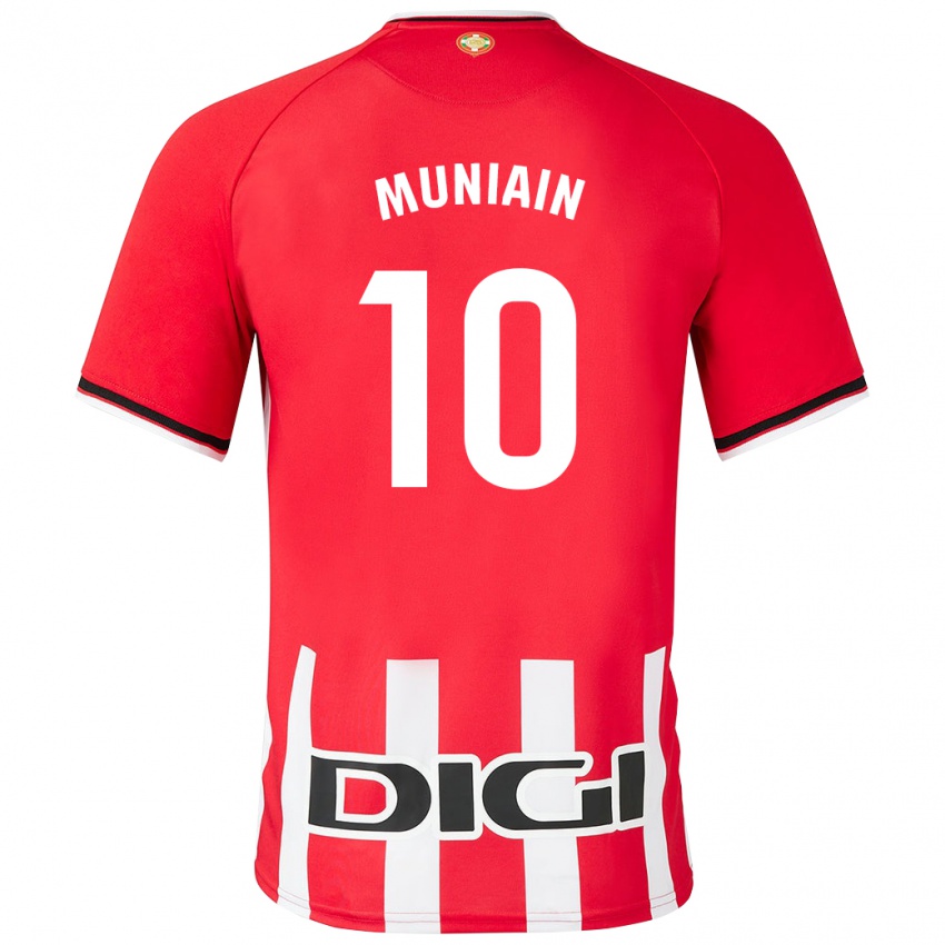 Mulher Camisola Iker Muniain #10 Vermelho Principal 2023/24 Camisa