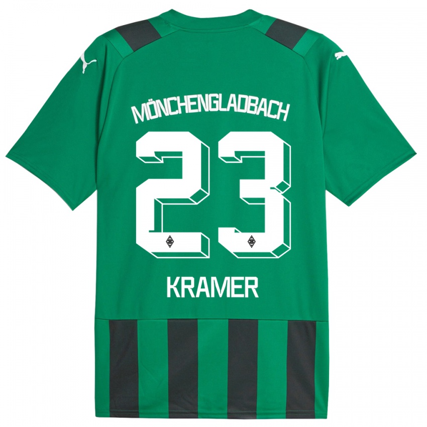 Mulher Camisola Christoph Kramer #23 Preto Verde Alternativa 2023/24 Camisa