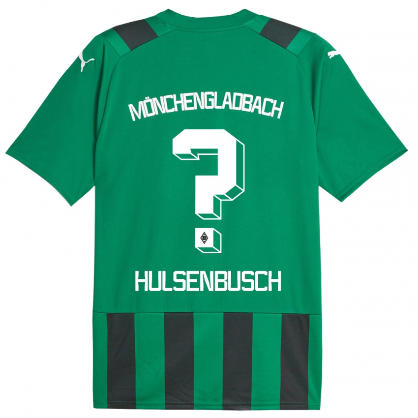 Mulher Camisola Daniel Hülsenbusch #0 Preto Verde Alternativa 2023/24 Camisa