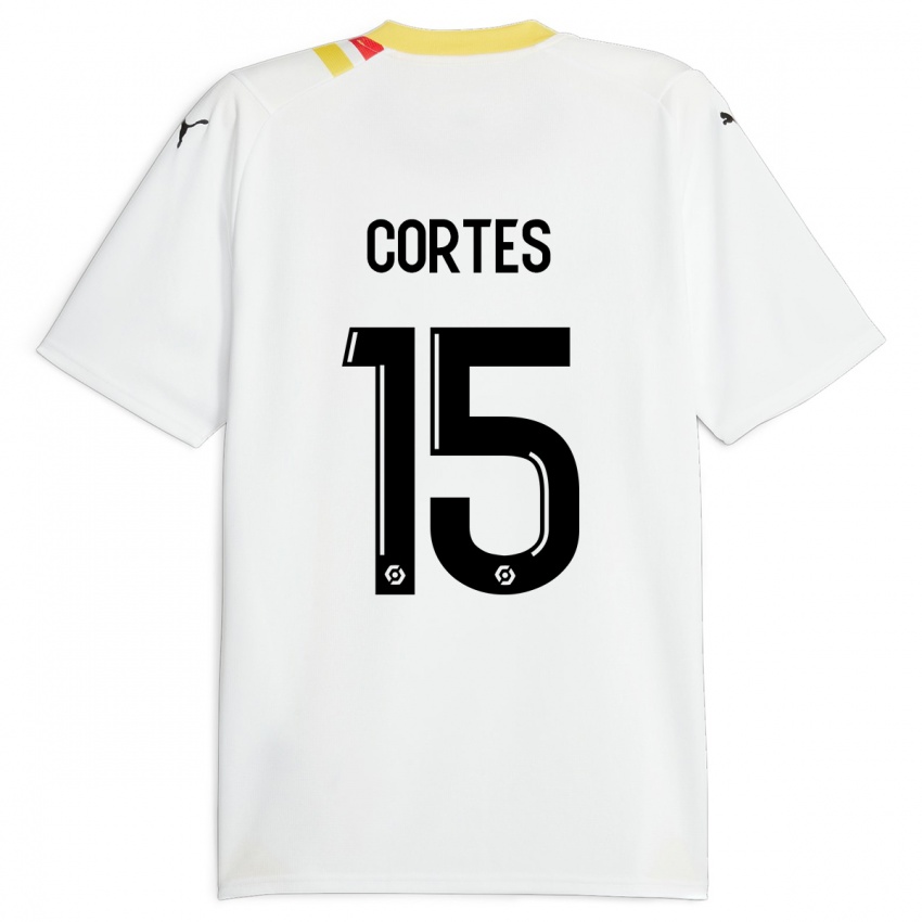 Mulher Camisola Óscar Cortés #15 Preto Alternativa 2023/24 Camisa