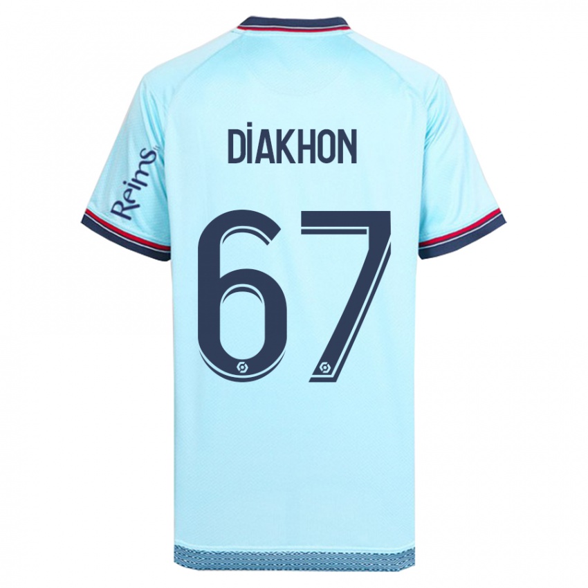 Mulher Camisola Mamadou Diakhon #67 Céu Azul Alternativa 2023/24 Camisa