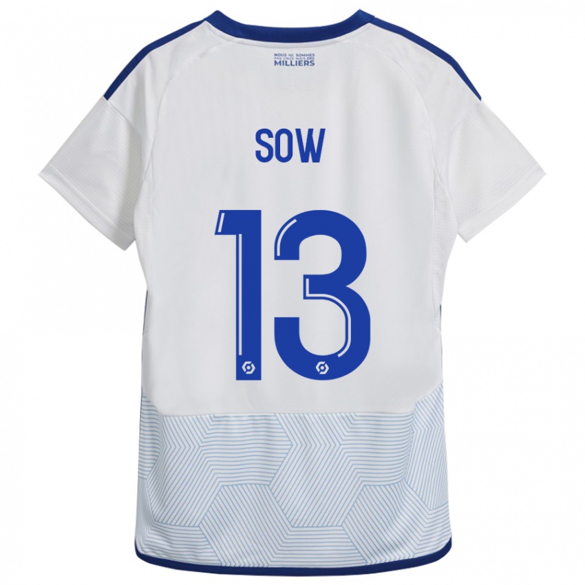 Mulher Camisola Saïdou Sow #13 Branco Alternativa 2023/24 Camisa