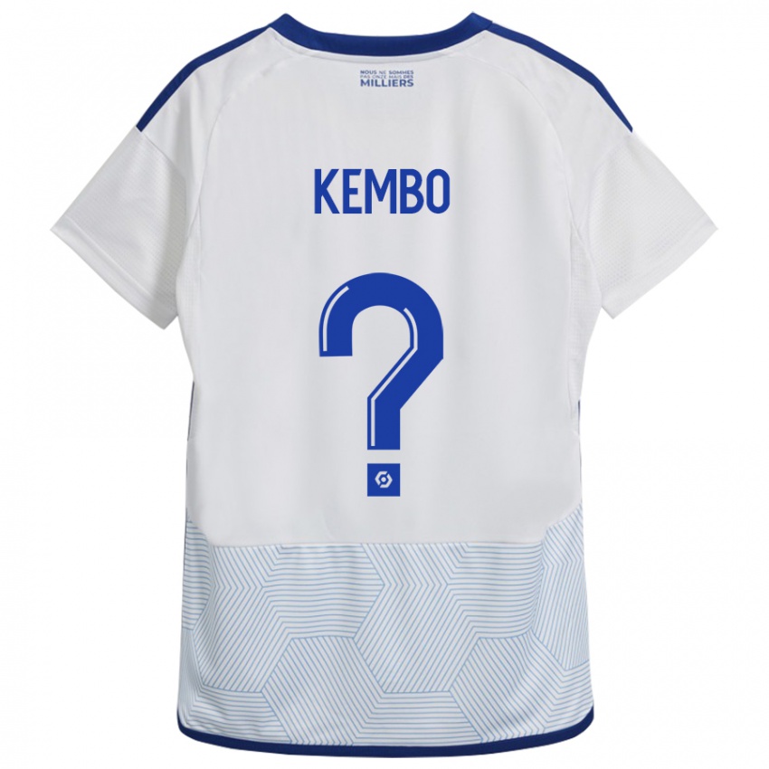 Mulher Camisola Driss Kembo #0 Branco Alternativa 2023/24 Camisa