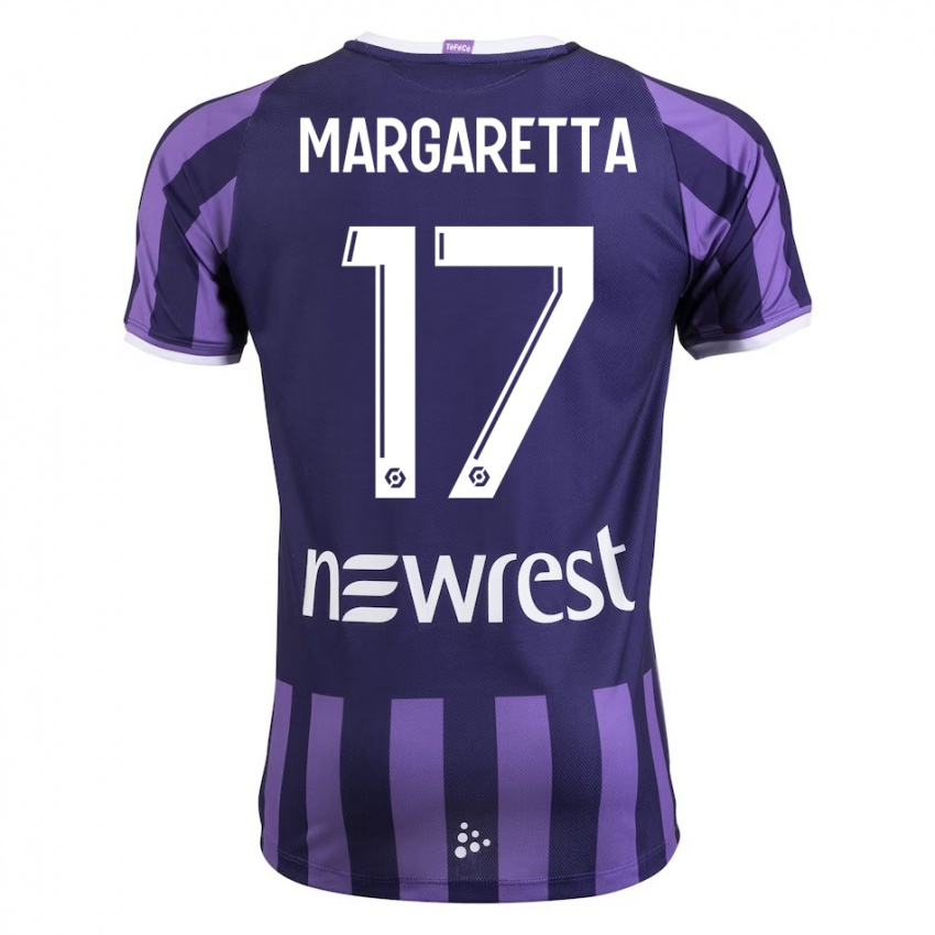 Mulher Camisola Jessica Margaretta #17 Roxo Alternativa 2023/24 Camisa