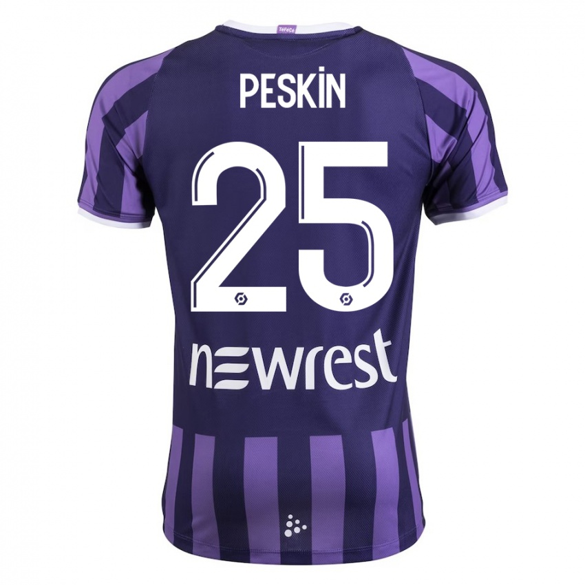 Mulher Camisola Kelso Peskin #25 Roxo Alternativa 2023/24 Camisa