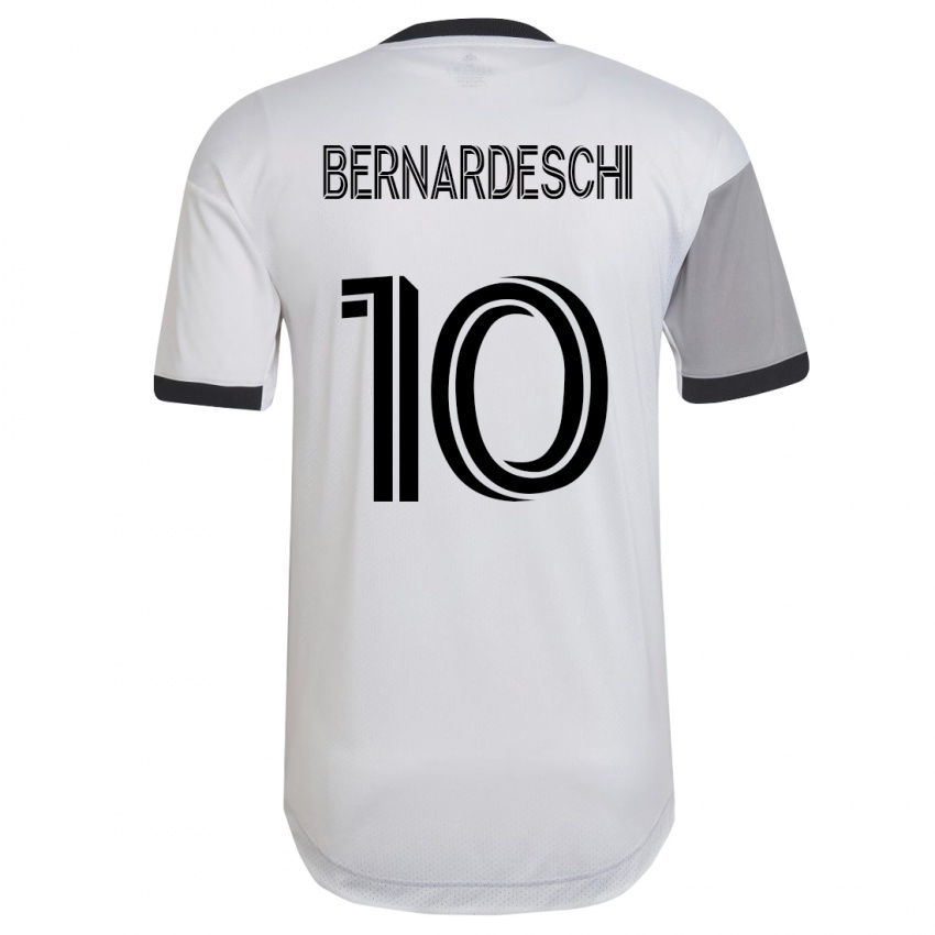 Mulher Camisola Federico Bernardeschi #10 Branco Alternativa 2023/24 Camisa