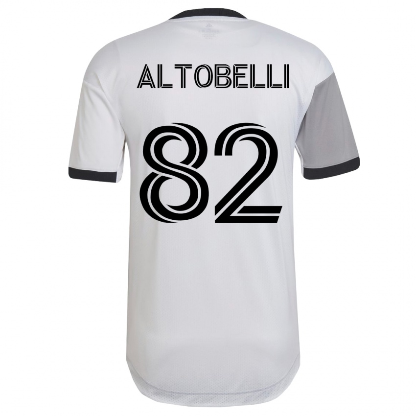 Mulher Camisola Julian Altobelli #82 Branco Alternativa 2023/24 Camisa