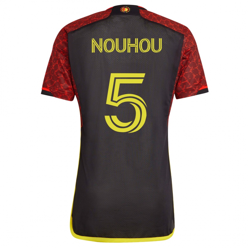 Mulher Camisola Nouhou #5 Laranja Alternativa 2023/24 Camisa