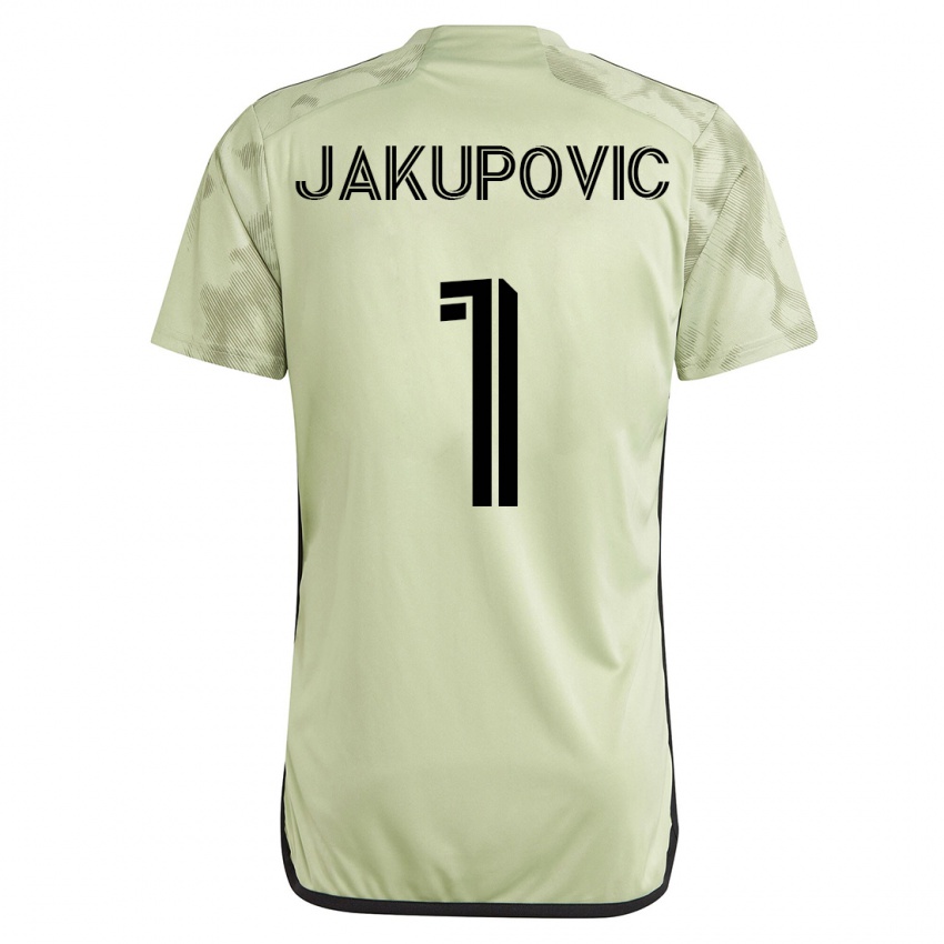 Mulher Camisola Eldin Jakupovic #1 Verde Alternativa 2023/24 Camisa