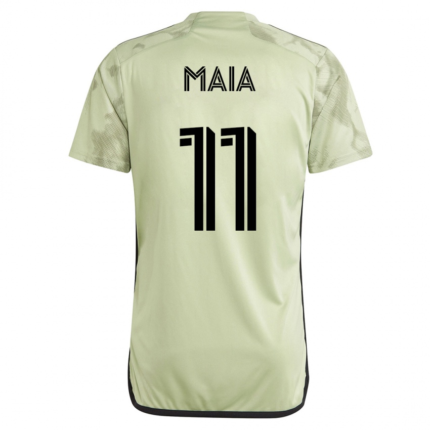 Mulher Camisola Matheus Maia #11 Verde Alternativa 2023/24 Camisa