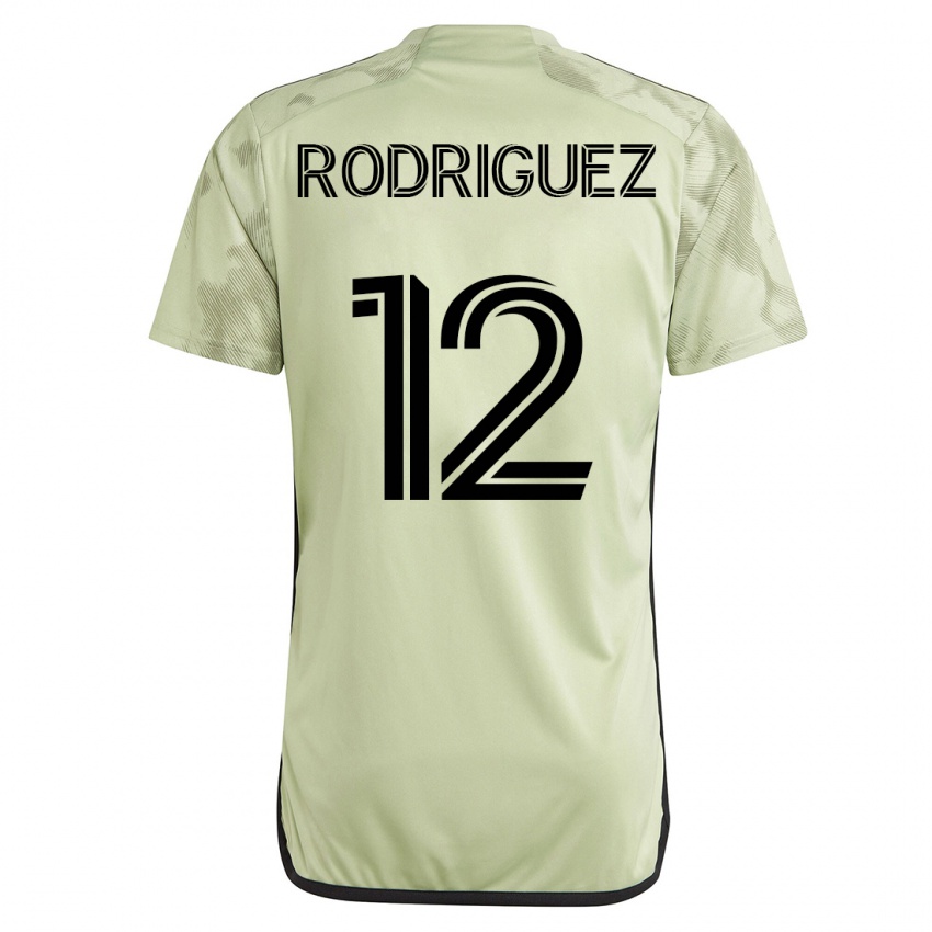 Mulher Camisola Jeremi Rodriguez #12 Verde Alternativa 2023/24 Camisa