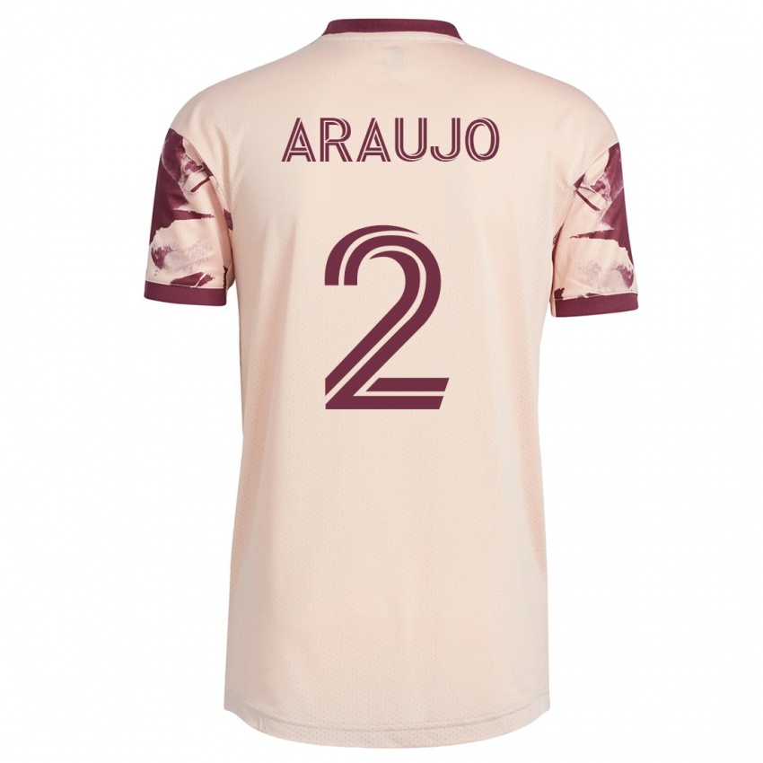 Mulher Camisola Miguel Araujo #2 Esbranquiçado Alternativa 2023/24 Camisa