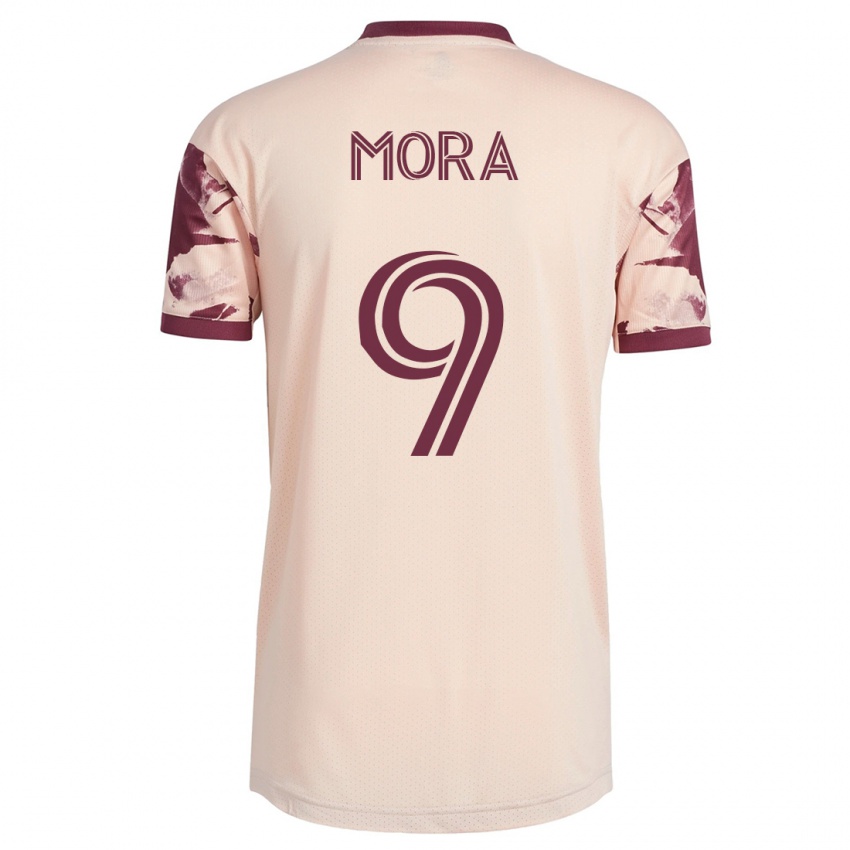 Mulher Camisola Felipe Mora #9 Esbranquiçado Alternativa 2023/24 Camisa