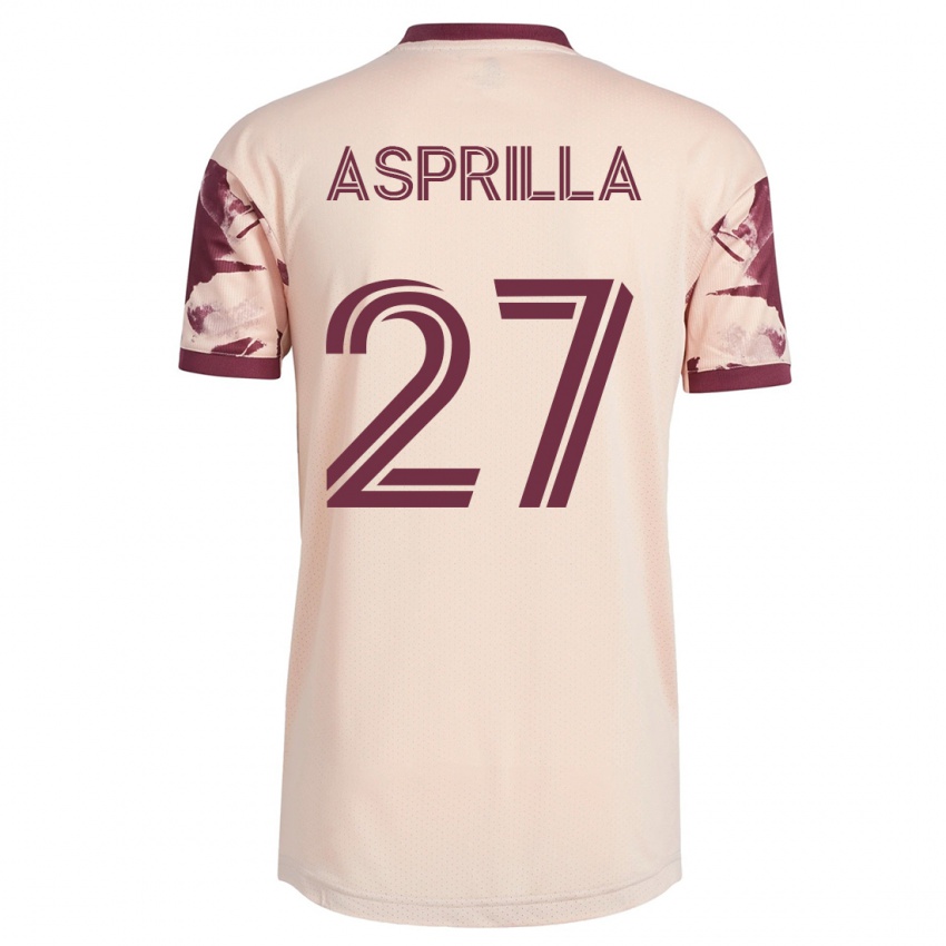 Mulher Camisola Dairon Asprilla #27 Esbranquiçado Alternativa 2023/24 Camisa