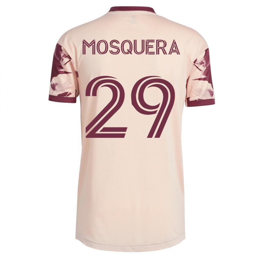 Mulher Camisola Juan David Mosquera #29 Esbranquiçado Alternativa 2023/24 Camisa