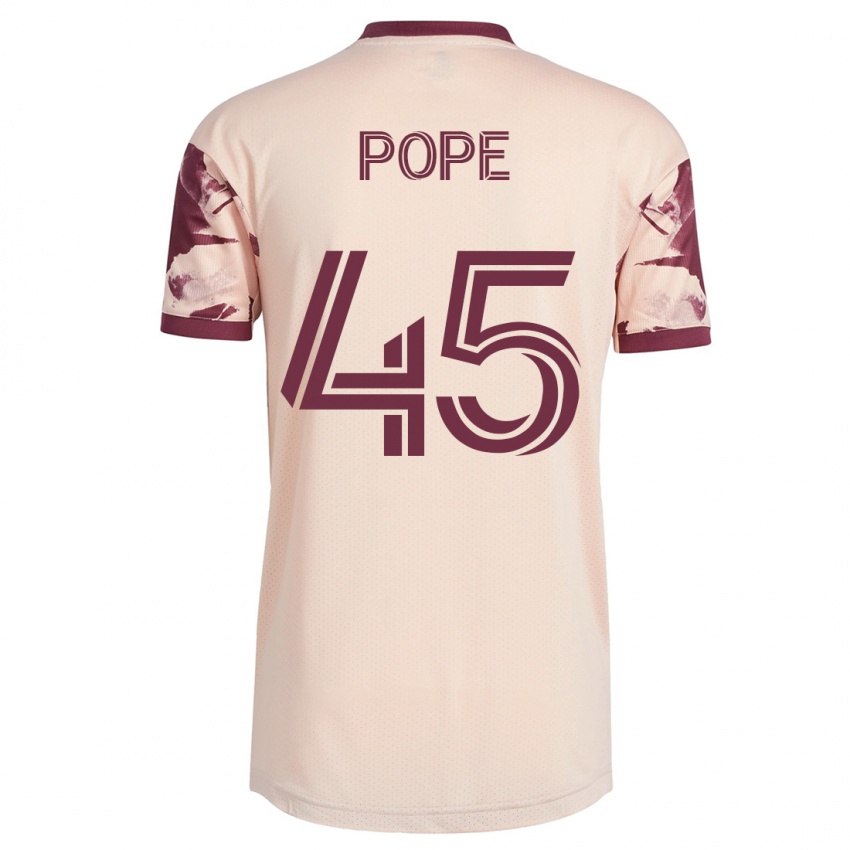 Mulher Camisola Blake Pope #45 Esbranquiçado Alternativa 2023/24 Camisa