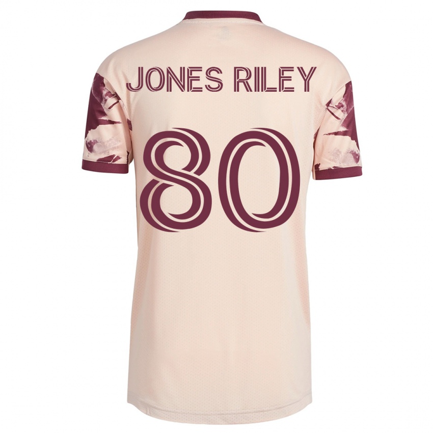 Mulher Camisola Jaden Jones-Riley #80 Esbranquiçado Alternativa 2023/24 Camisa