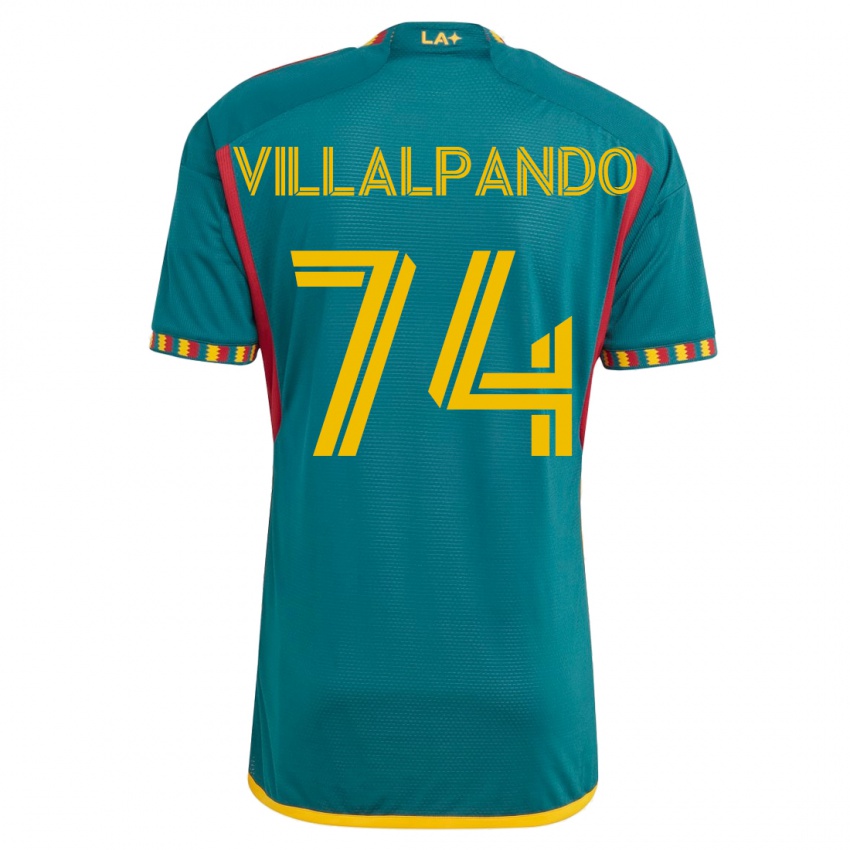 Mulher Camisola Sergio Villalpando #74 Verde Alternativa 2023/24 Camisa