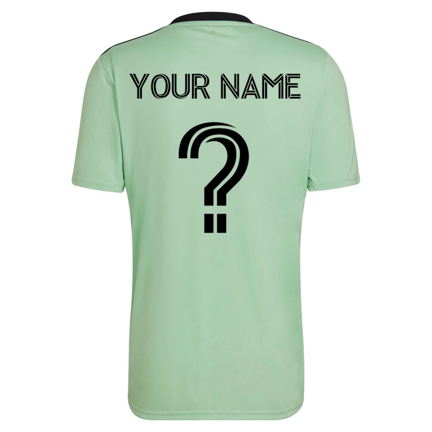 Mulher Camisola Seu Nome #0 Luz Verde Alternativa 2023/24 Camisa