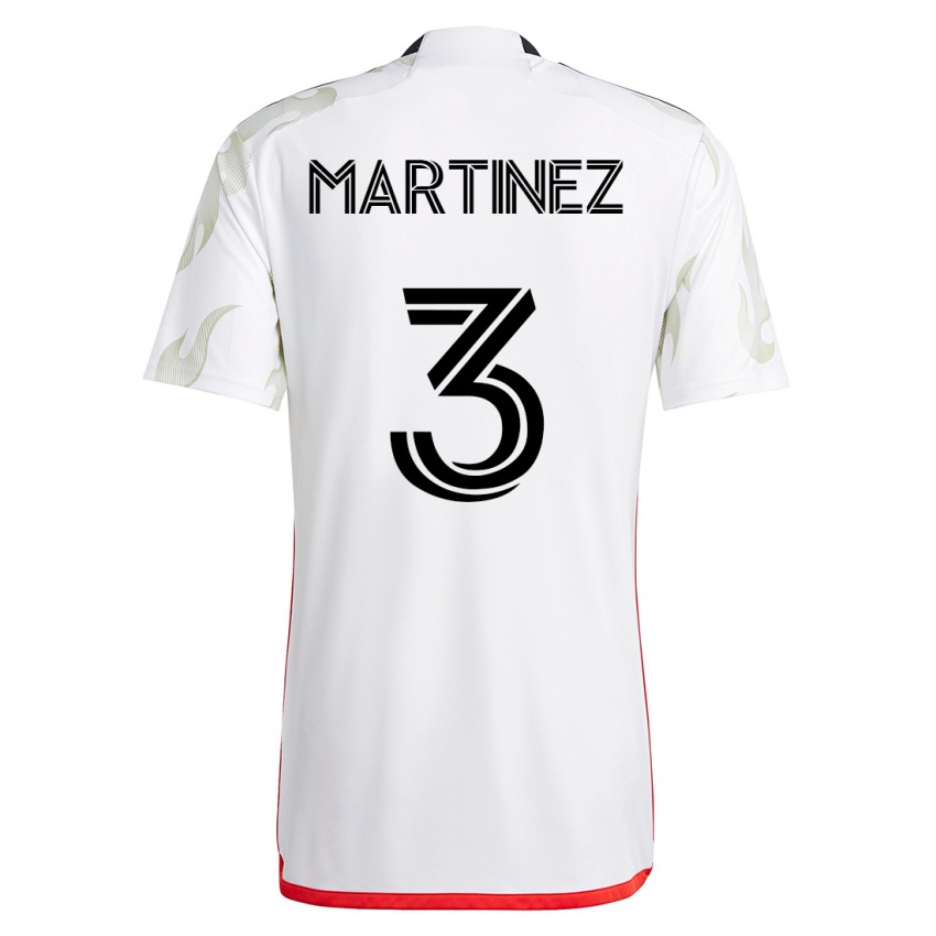 Mulher Camisola José Antonio Martínez #3 Branco Alternativa 2023/24 Camisa