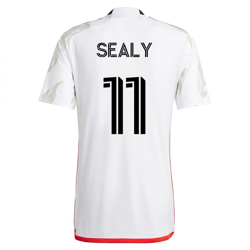 Mulher Camisola Dante Sealy #11 Branco Alternativa 2023/24 Camisa