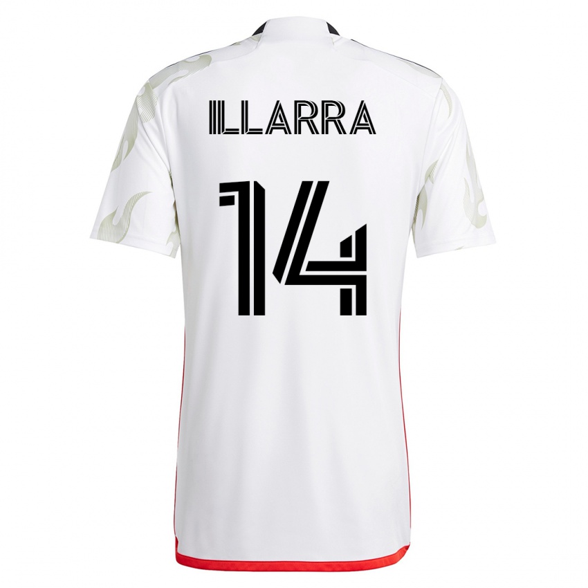 Mulher Camisola Asier Illarramendi #14 Branco Alternativa 2023/24 Camisa