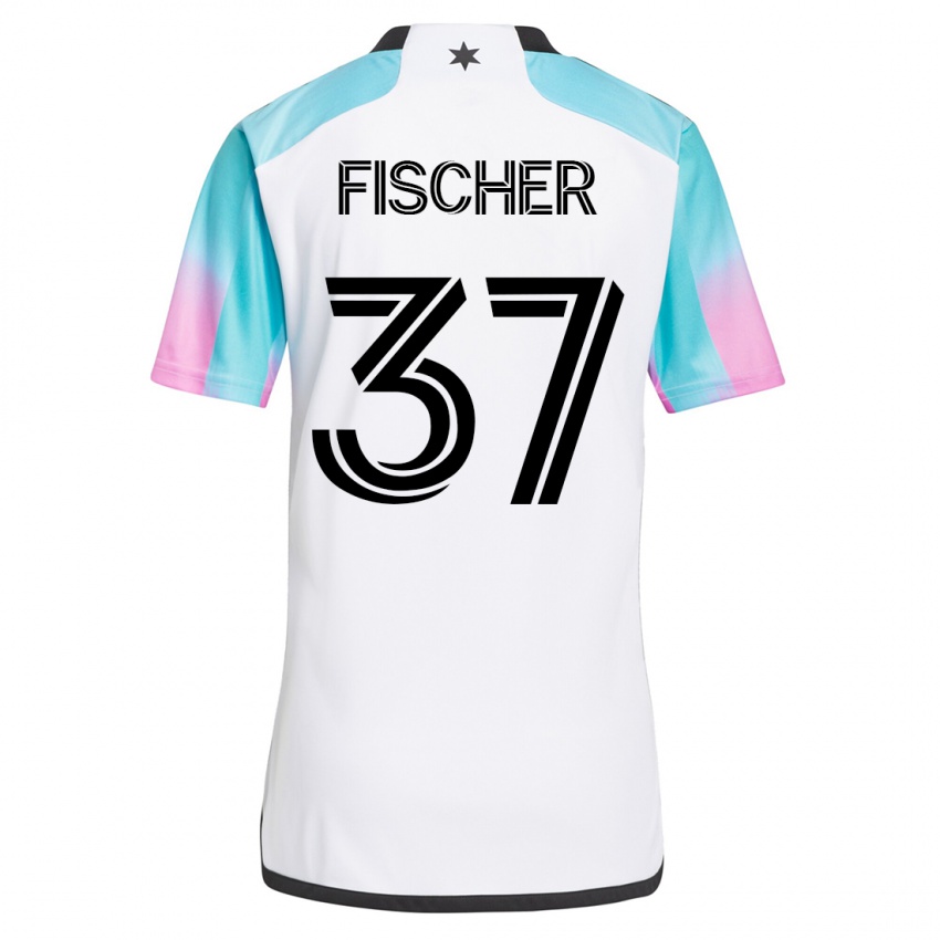 Mulher Camisola Britton Fischer #37 Branco Alternativa 2023/24 Camisa