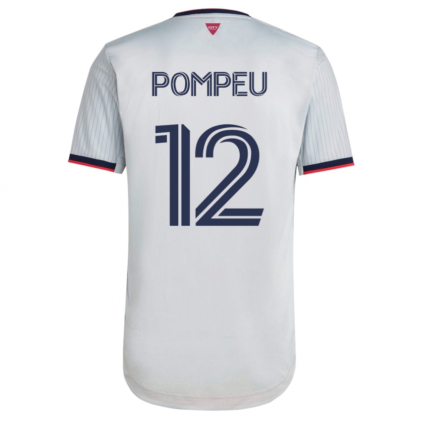 Mulher Camisola Célio Pompeu #12 Branco Alternativa 2023/24 Camisa