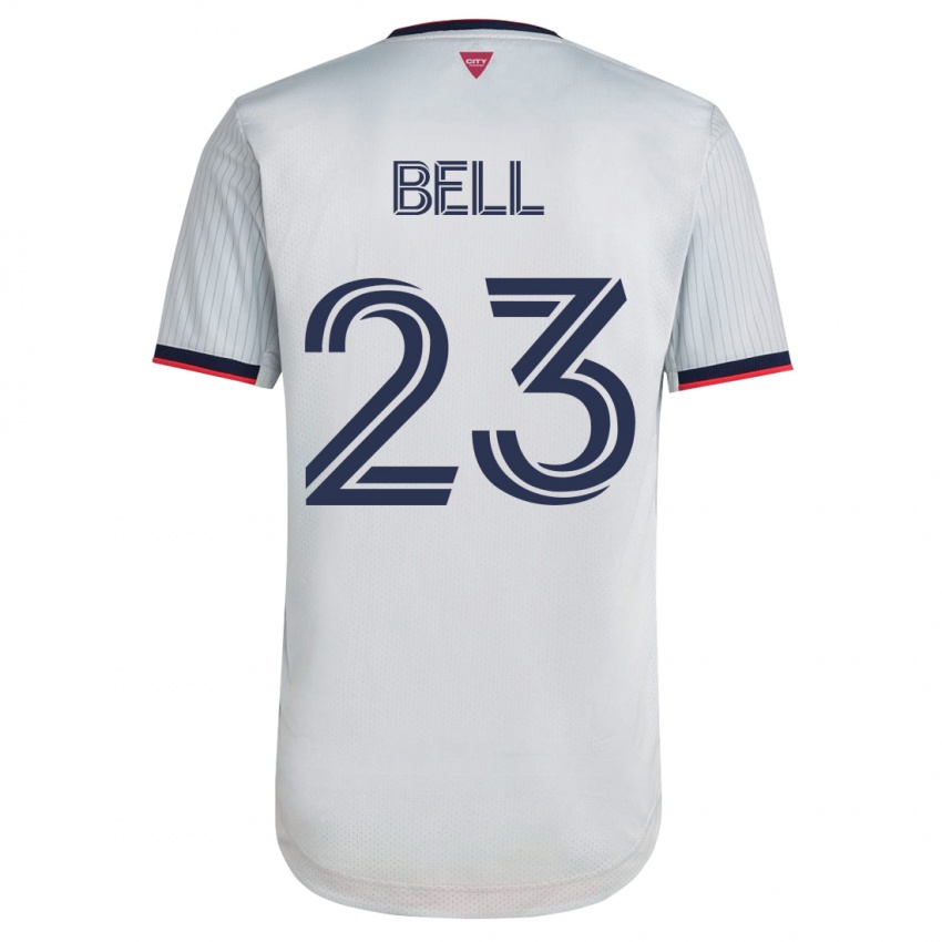 Mulher Camisola Jon Bell #23 Branco Alternativa 2023/24 Camisa