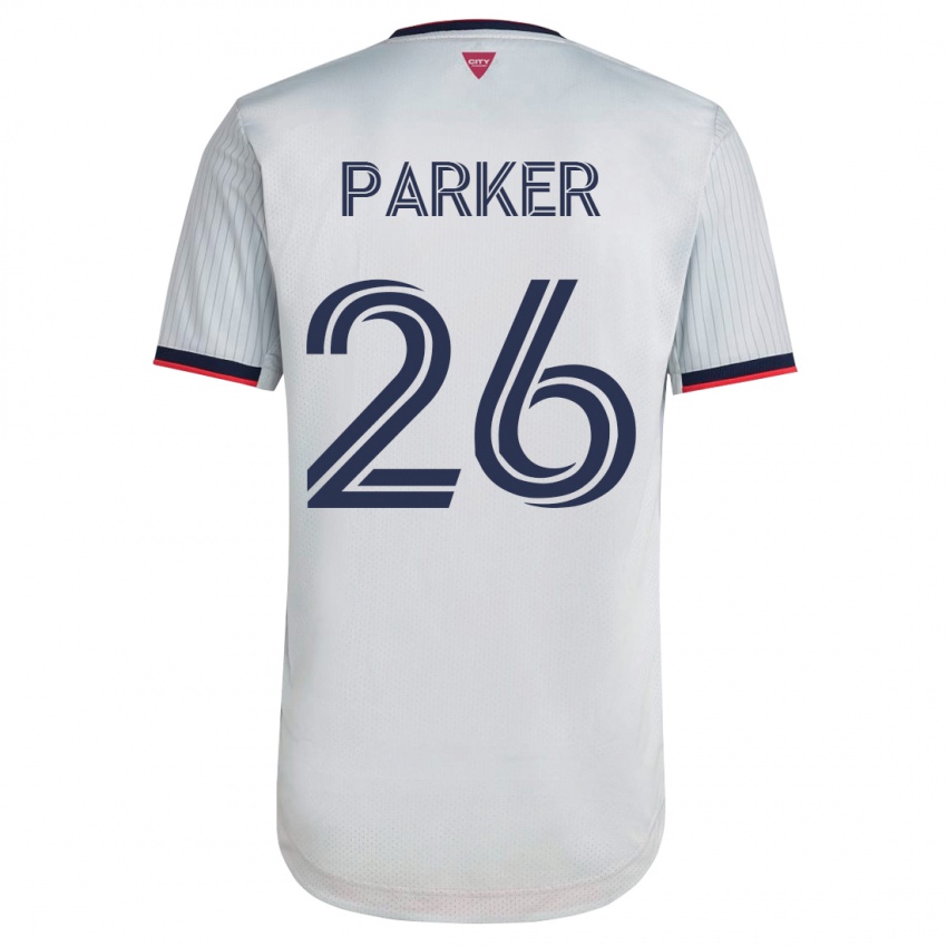Mulher Camisola Tim Parker #26 Branco Alternativa 2023/24 Camisa