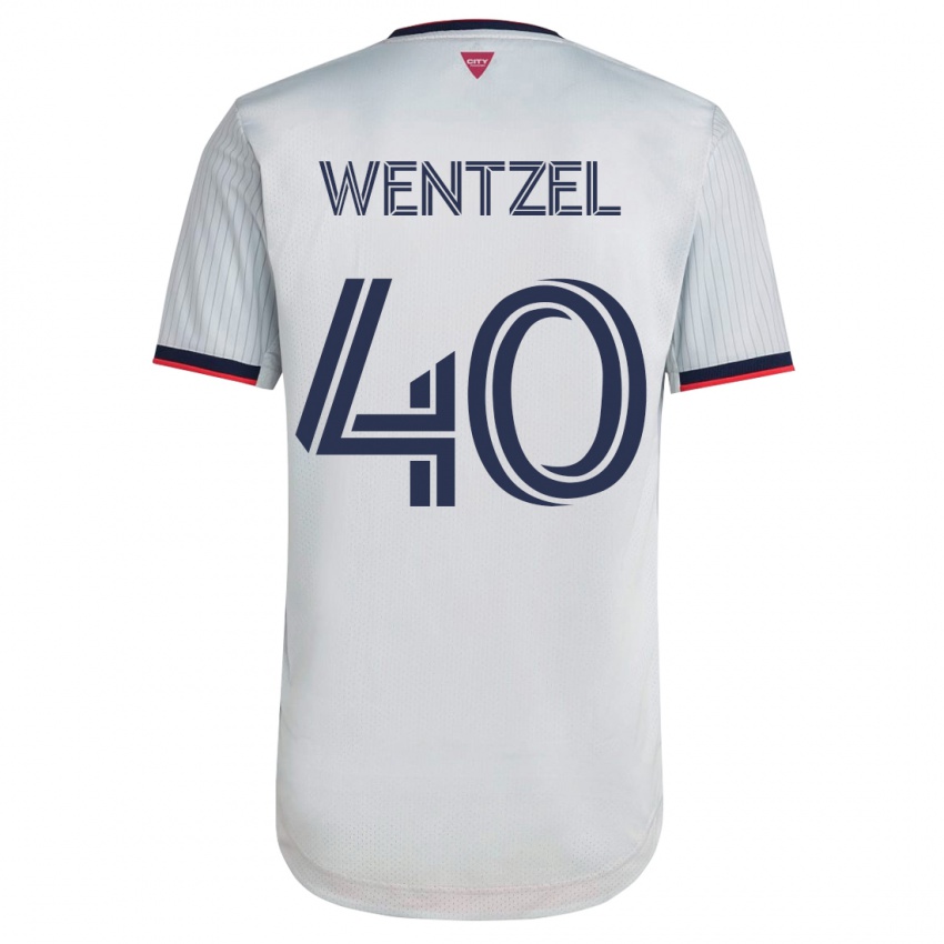 Mulher Camisola Michael Wentzel #40 Branco Alternativa 2023/24 Camisa