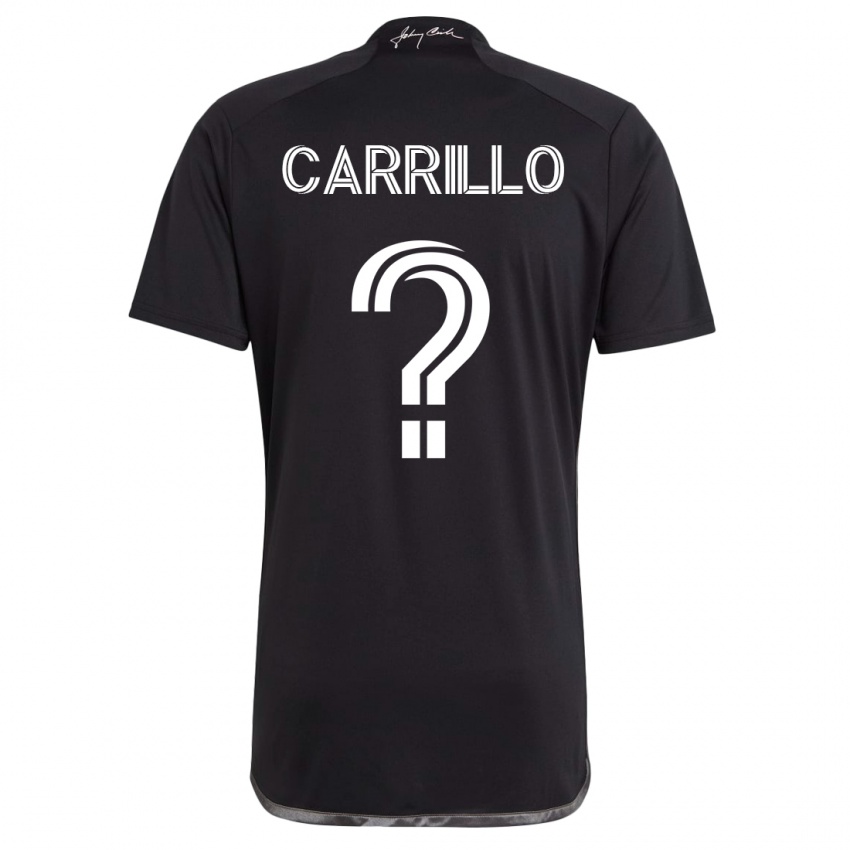 Mulher Camisola Alejandro Carrillo #0 Preto Alternativa 2023/24 Camisa