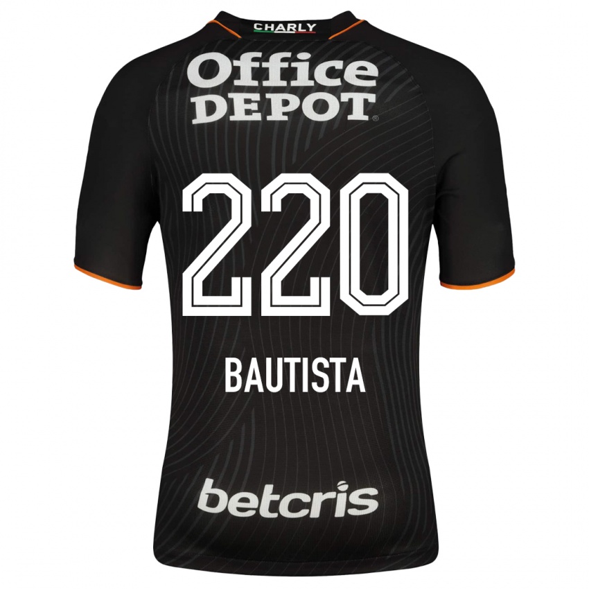 Mulher Camisola Alán Bautista #220 Preto Alternativa 2023/24 Camisa