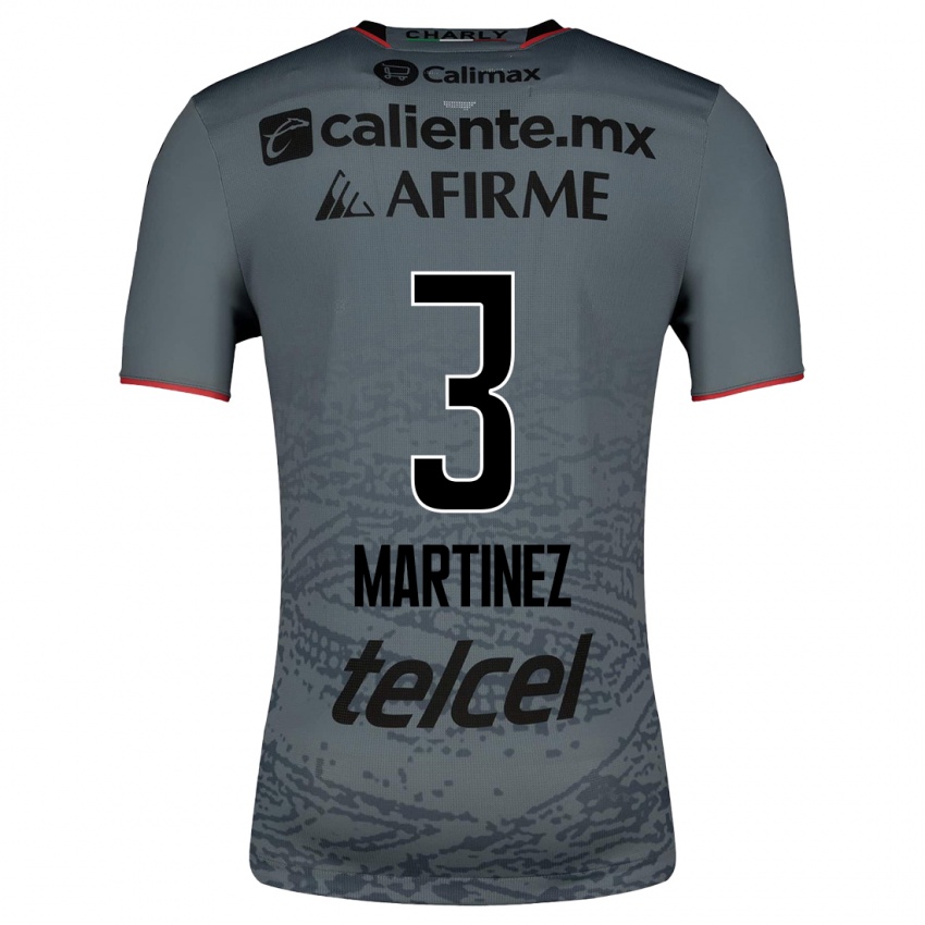 Mulher Camisola Nathaly Martinez #3 Cinza Alternativa 2023/24 Camisa